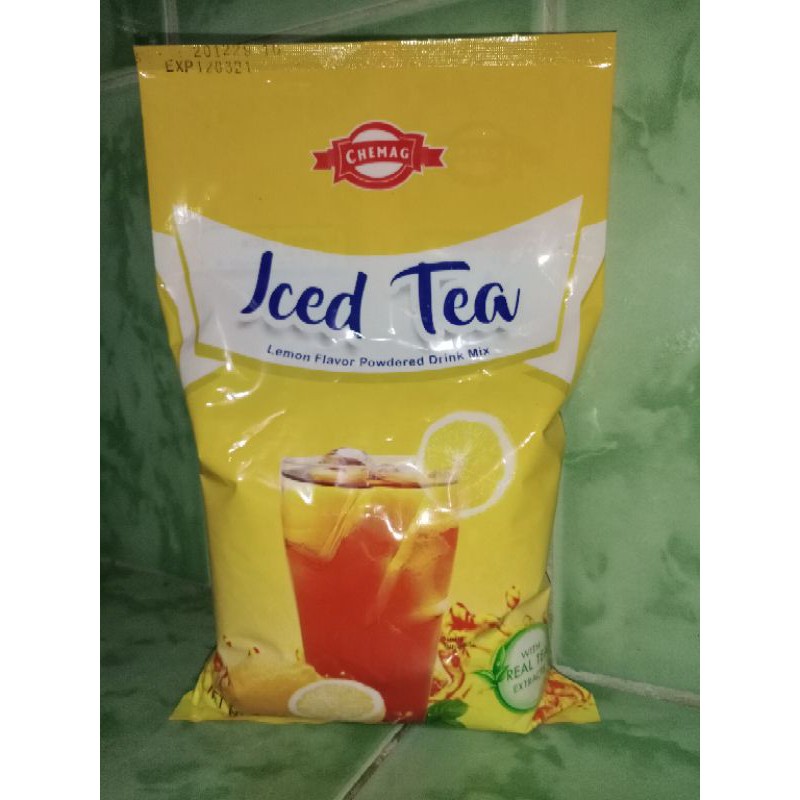 Chemag Lemon Iced Tea 1kg/ instant powdered lemon iced tea | Shopee ...