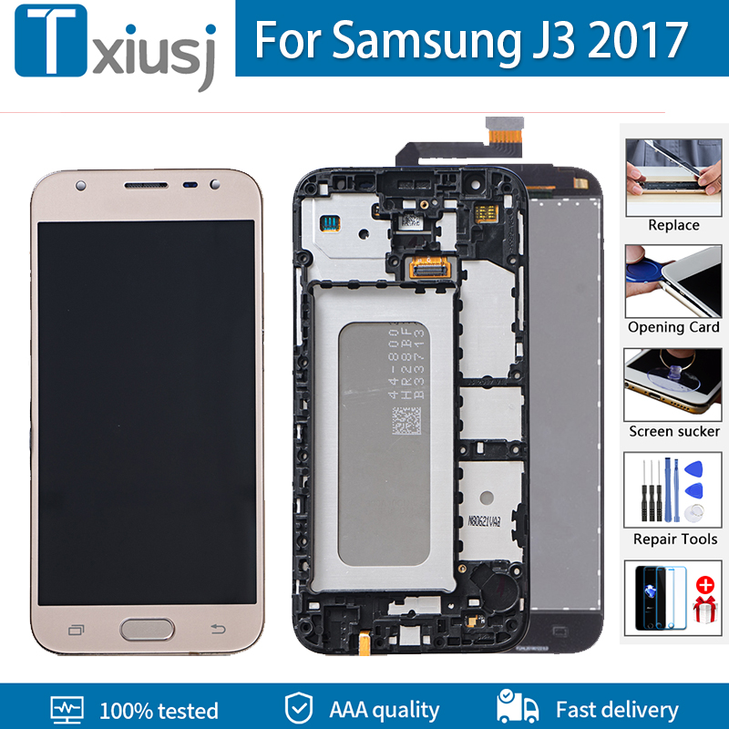 For Samsung Galaxy J3 17 Sm J330 J3 Pro J330 J330f J330 Lcd Touch Screen Digitizer Shopee Philippines