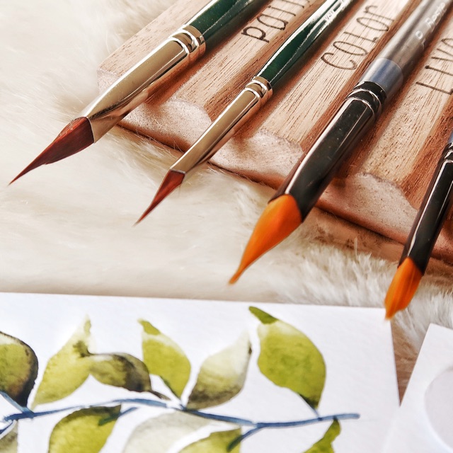 Triangle Brushes for Watercoloring Shopee Philippines