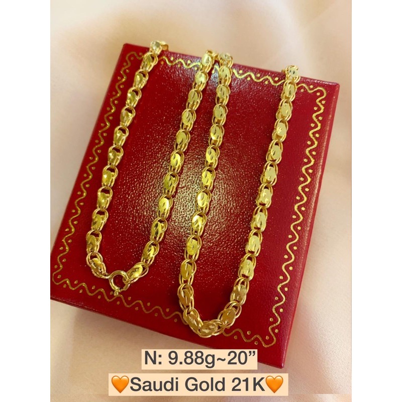 Damascus 21k Gold Necklace Shopee Philippines