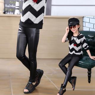 kids faux leather pants