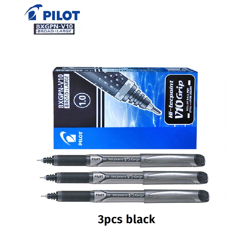 12pc M&G AGP13604 1.0mm Pen Pipe Black Gel Ink Rolling Ball Point Pen Grey Color 