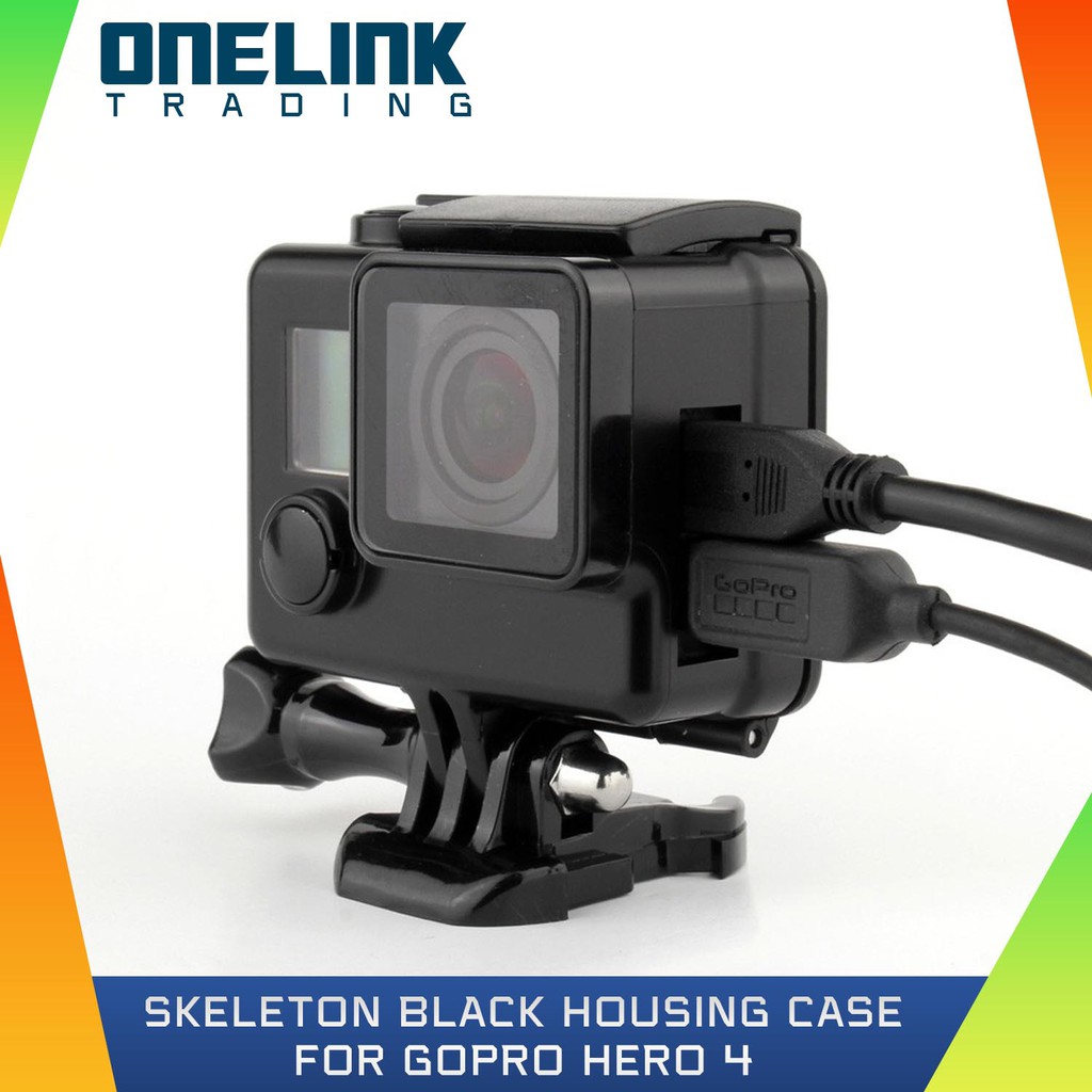 Hero 4 Skeleton Black Housing Vlogging Motovlog Shopee Philippines