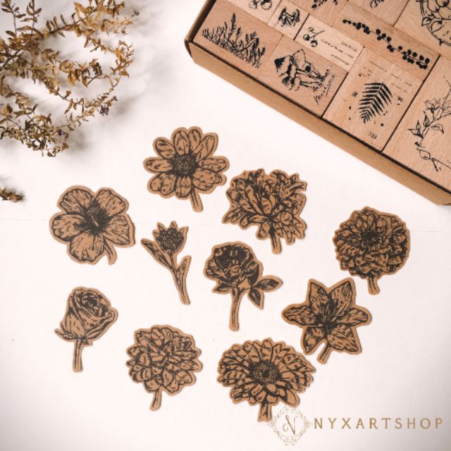 30pcs vintage flowers stickers ephemeras for journal scrapbook planner shopee philippines