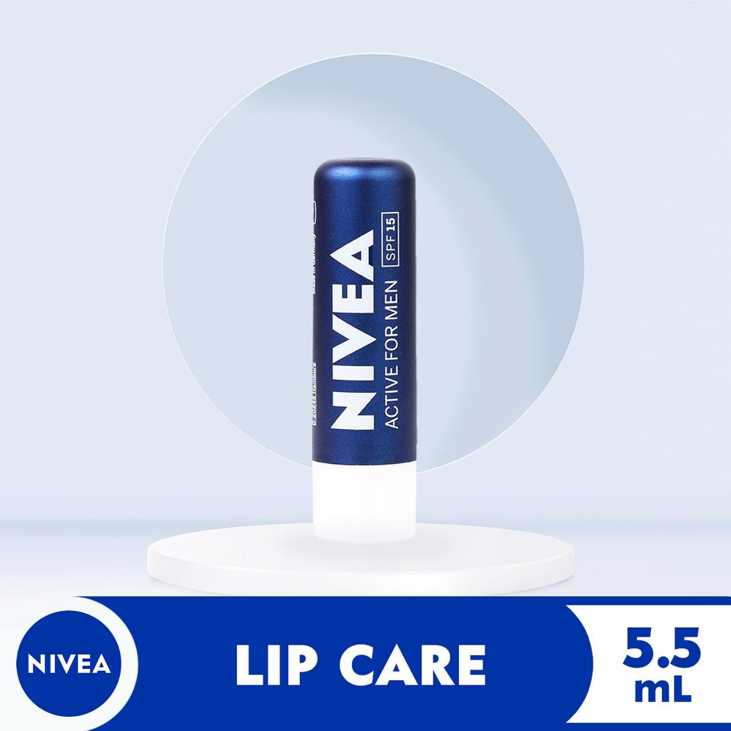 NIVEA Men Active Care Lip Balm with SPF 15, 5.5ml Shopee Philippines