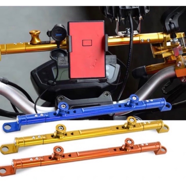 Motorcycle Parts Accessories Cross Bar Handle Bar Balance Bracket All Alloy Shopee Philippines