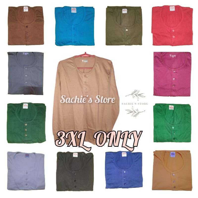 Size 3XL only - Camisa De Chino Long Sleeves for Adults / Kamesa De ...