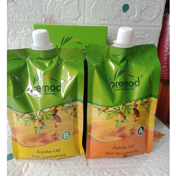Bremod performance Jojoba oil Hair rebonding 1000mlX2 Shopee Philippines