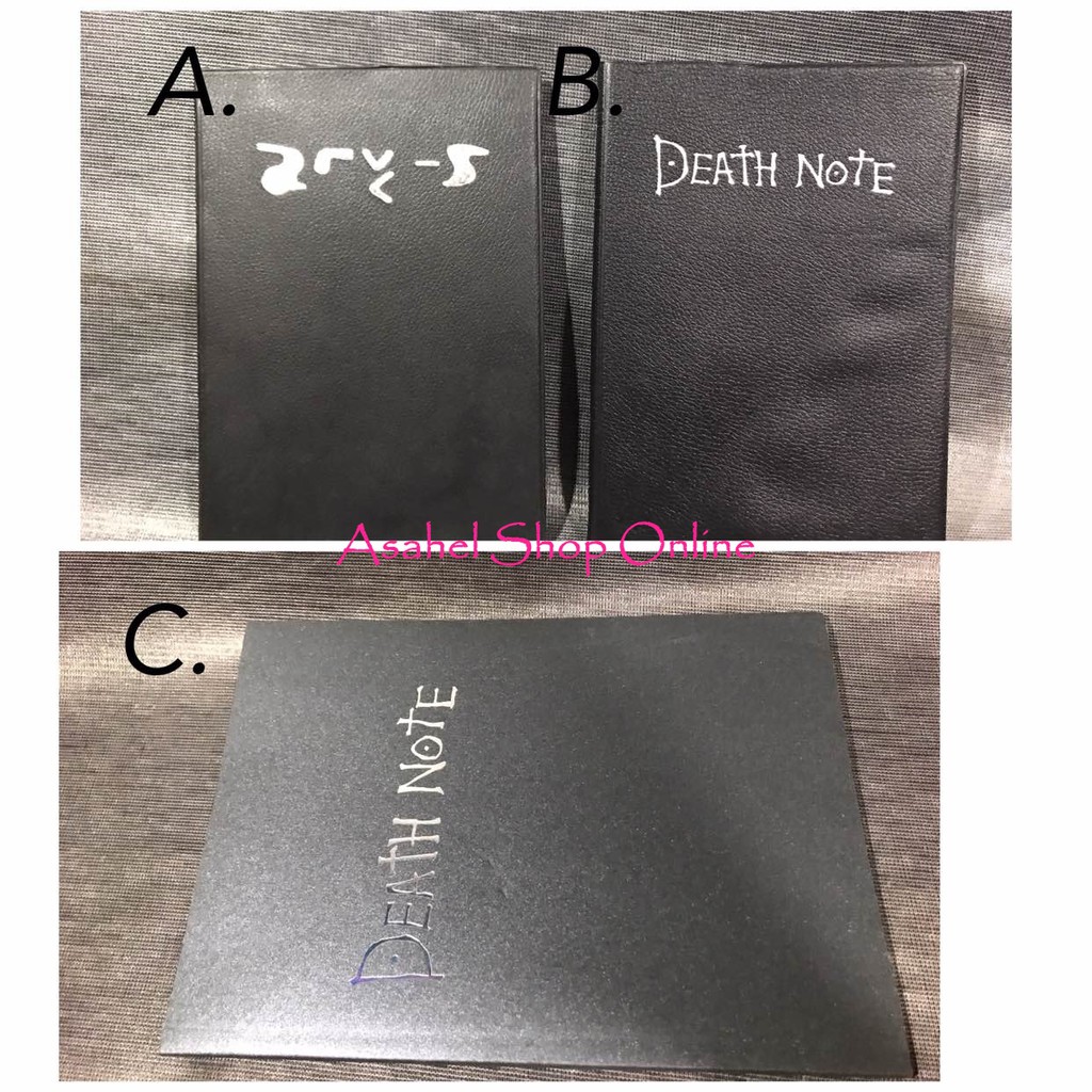 On Hand Light Yagami Deathnote Notebook Misa Death Note Shopee Philippines