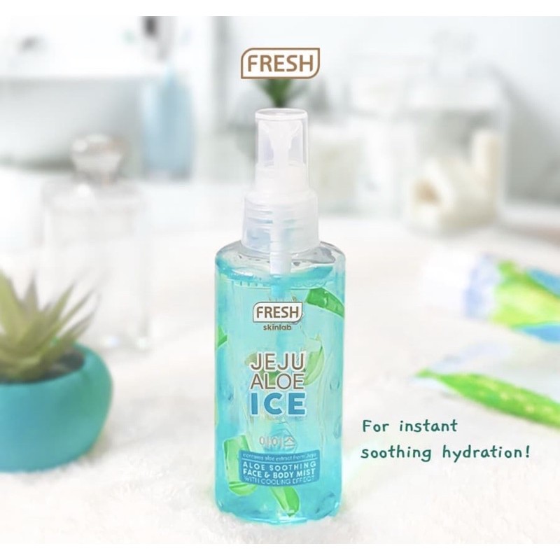 FRESH SKINLAB Jeju Aloe Ice Face & Body Mist 150ml Shopee Philippines
