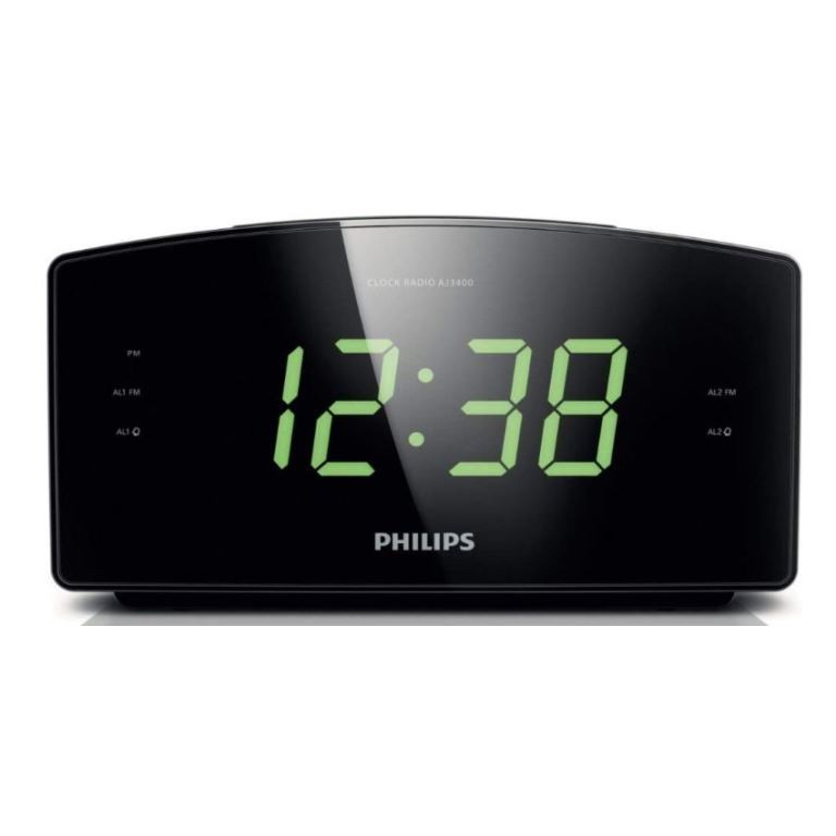 Philips AJ3400/37 Digital Tuning Alarm Clock Radio Shopee Philippines