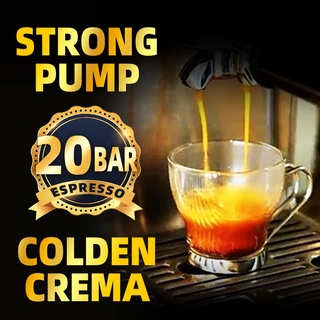 【True 20Bar】LAHOME / DONLIM Espresso Coffee Maker Machine Milk Frother Steamer Machines Best KCB #3