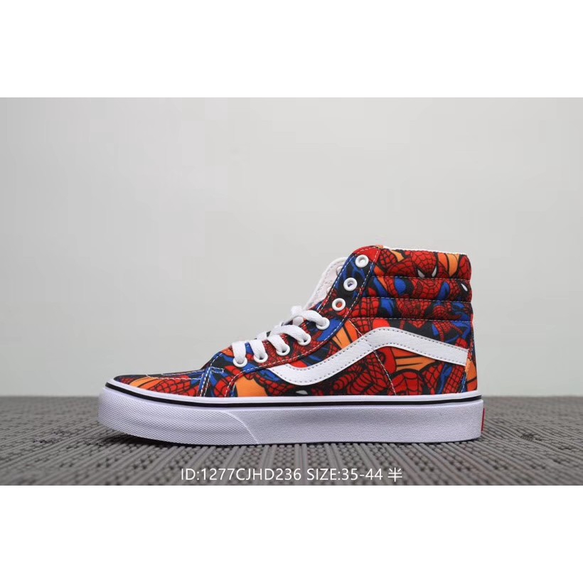 spiderman vans sk8 hi