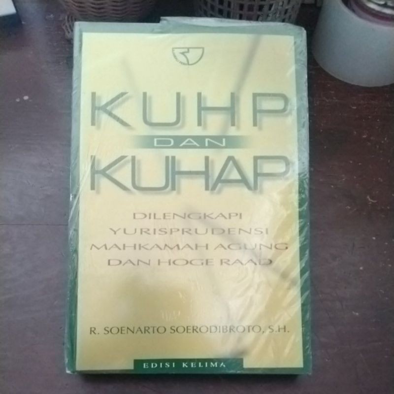 Kuhp And KUHAP Original Book Equipped With Yurisprudence Of Great