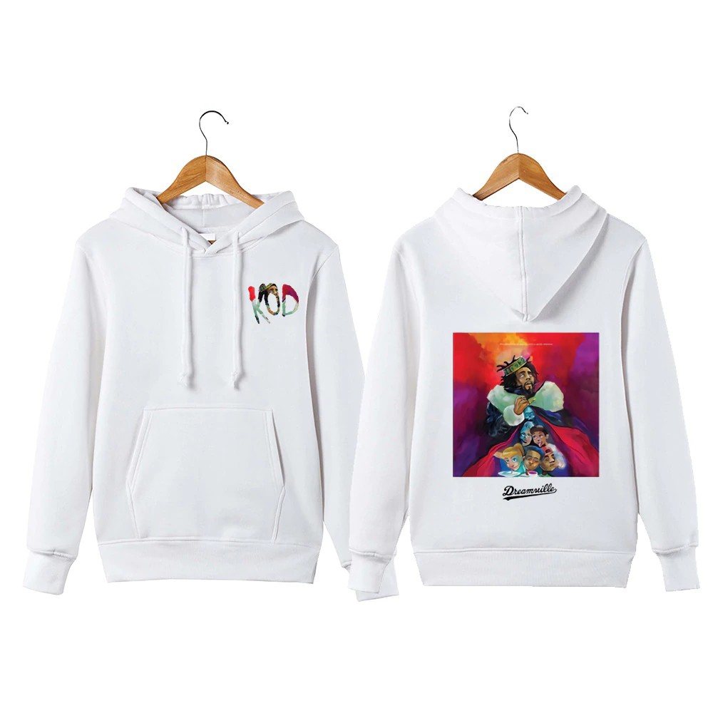 j cole colorful hoodie