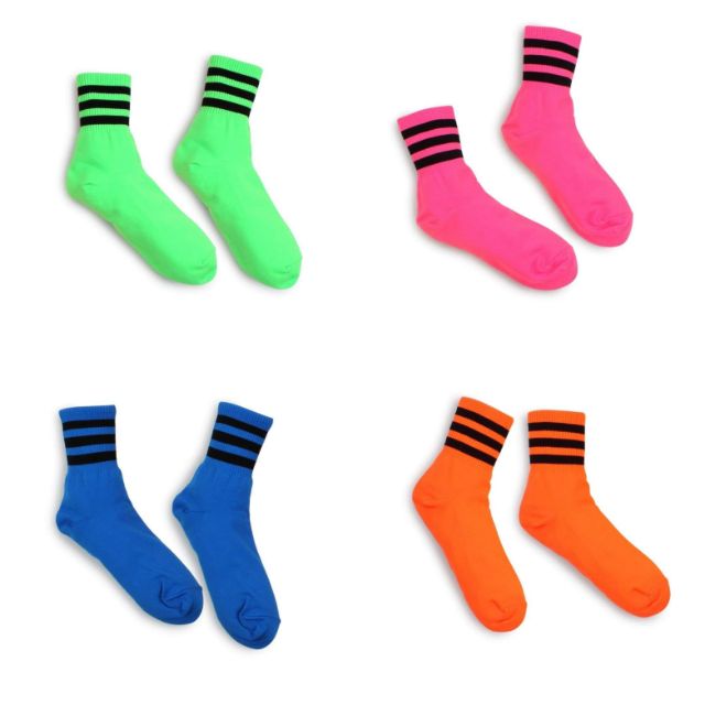 neon socks