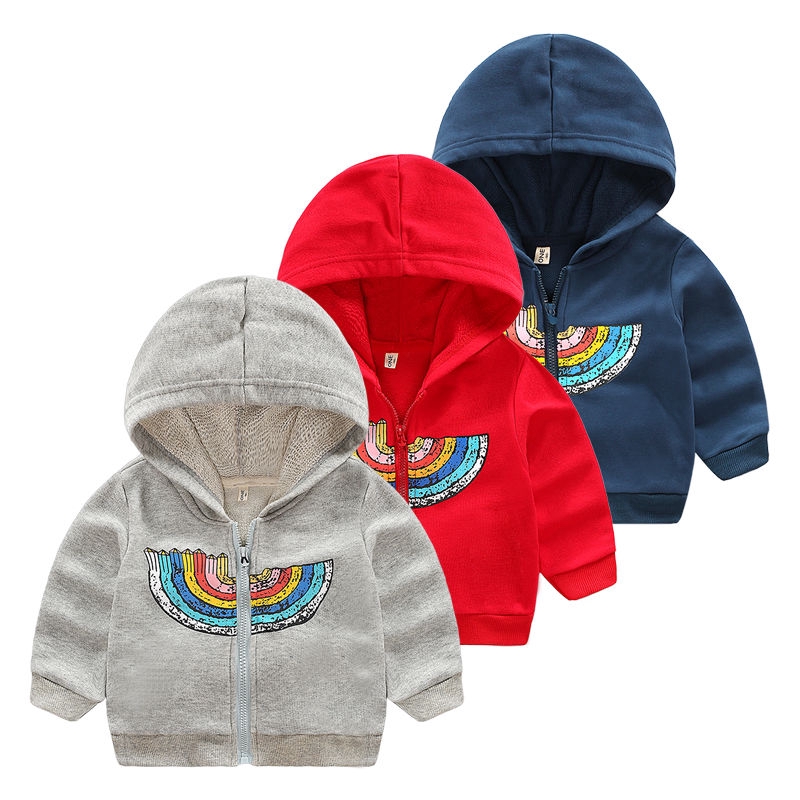 boys rainbow hoodie