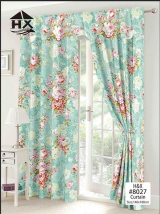 Sale Home Decor Curtain Flowers Printed Noble Kurtina Elk Ornament for Window Door 140X180cm 1PC #7