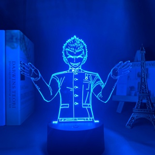 Danganronpa Night Light Kiyotaka Ishimaru Colors Changing Touch Remote Bedside Lamp Cool Gift for #1