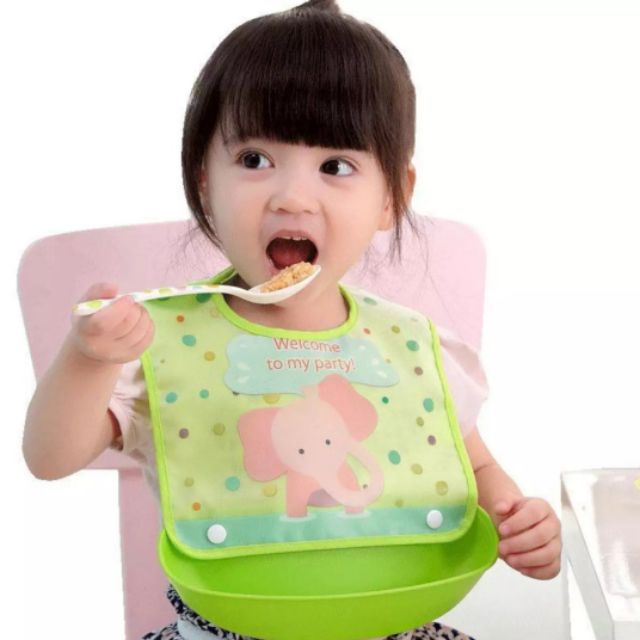baby bib food catcher