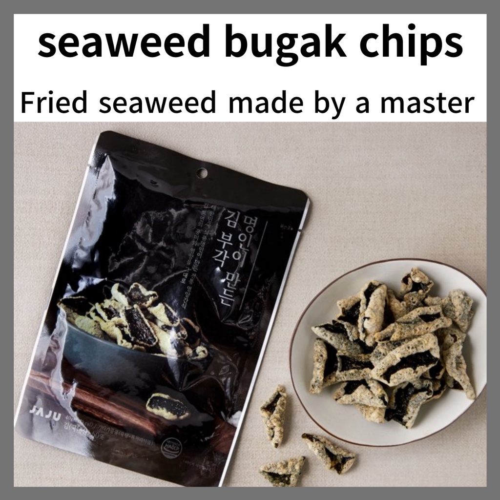 seaweed bugak chips Fried seaweed made by a master 40g Shopee Philippines