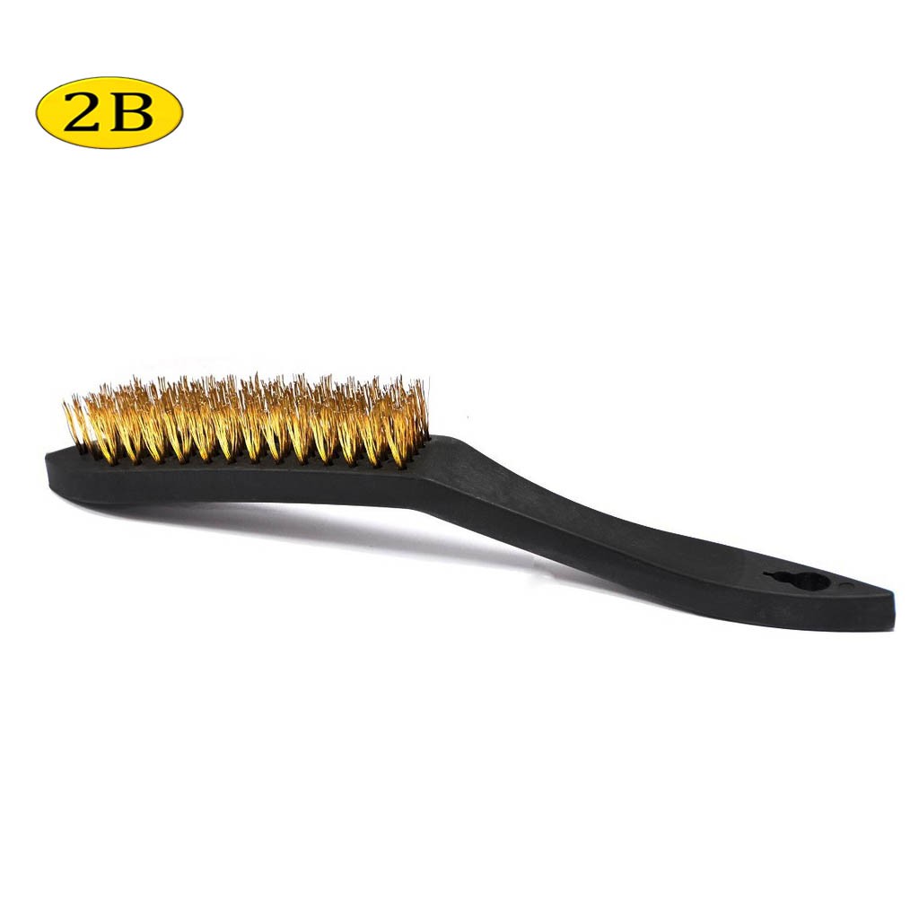 Golden Wire Brush Stainless Steel Scratch Brushes for Cleaning Rust ...