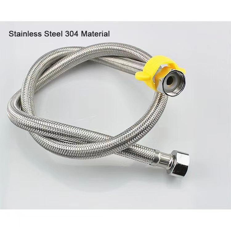 RCG SUS304 30100cm B&S Sink Faucet Flexible Hose Angle Valve Hose