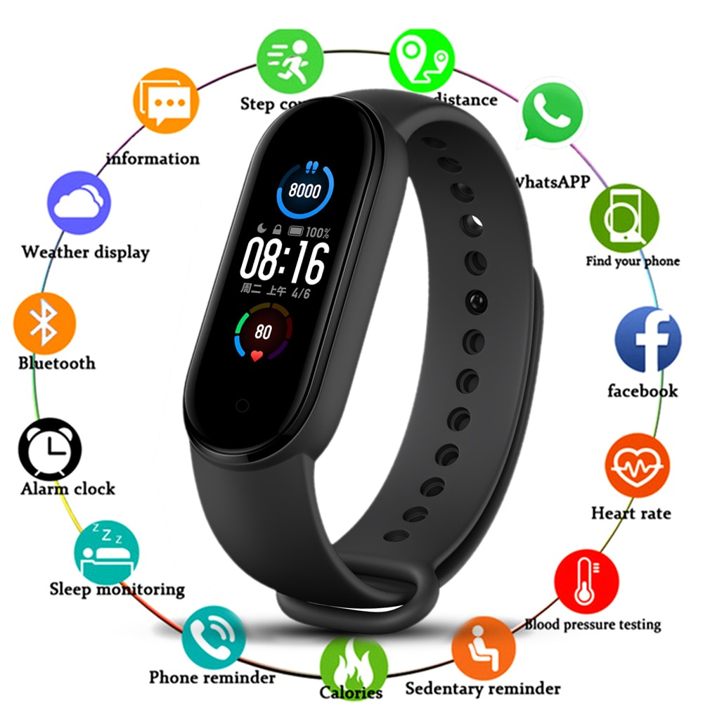 M5 Band Fitpro Smartband Fitness Tracker Heart Blood Pressure Monitor Sport Smartwatch Band 5 Xiaomi