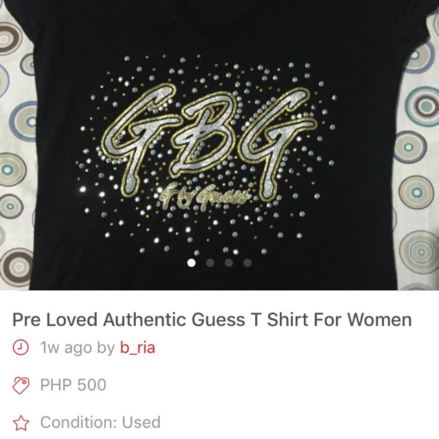 authentic guess shirt