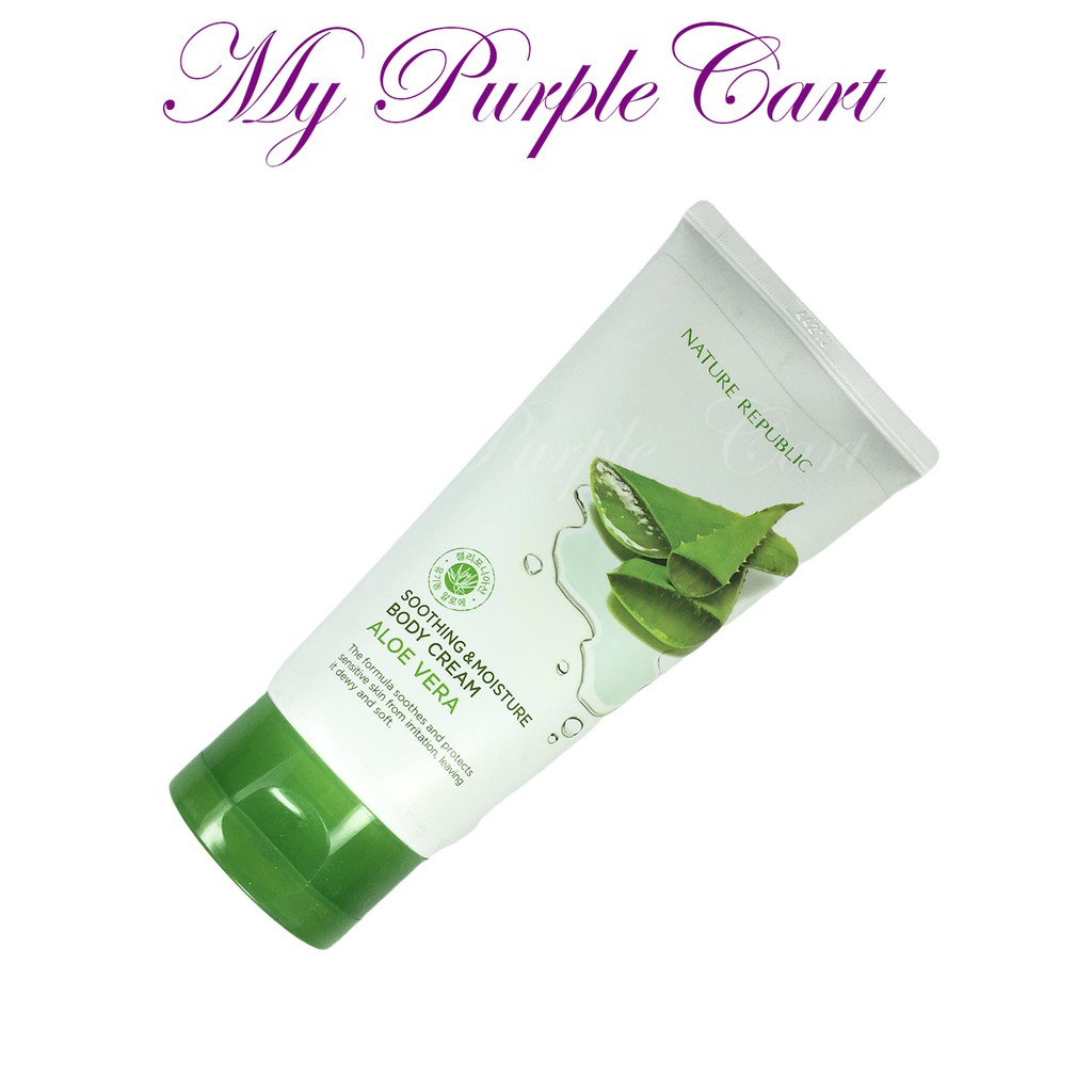 nature republic soothing & moisture aloe vera body cream
