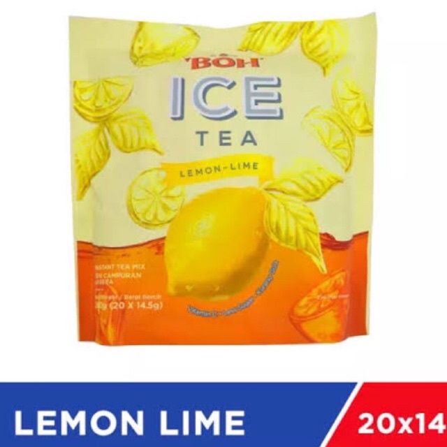 BOH Ice Tea Lemon Lime (20 Sachets) Shopee Philippines