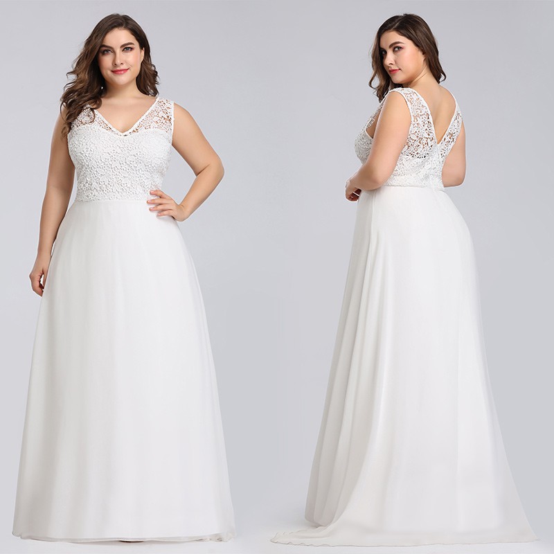 plus size maxi wedding dresses