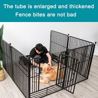 Fast deliveryBOTAI Dog Cage Dog Fences 6 pcs Pet Fence Pet Cage DIY Size 120X60X60cm Dog Playpen #5