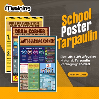 School Poster Tarpaulin 2ft x 3ft / 1.5ft x 2ft