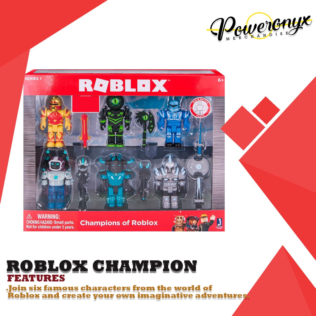 Roblox 6 In 1champion Set - roblox merchandise philippines