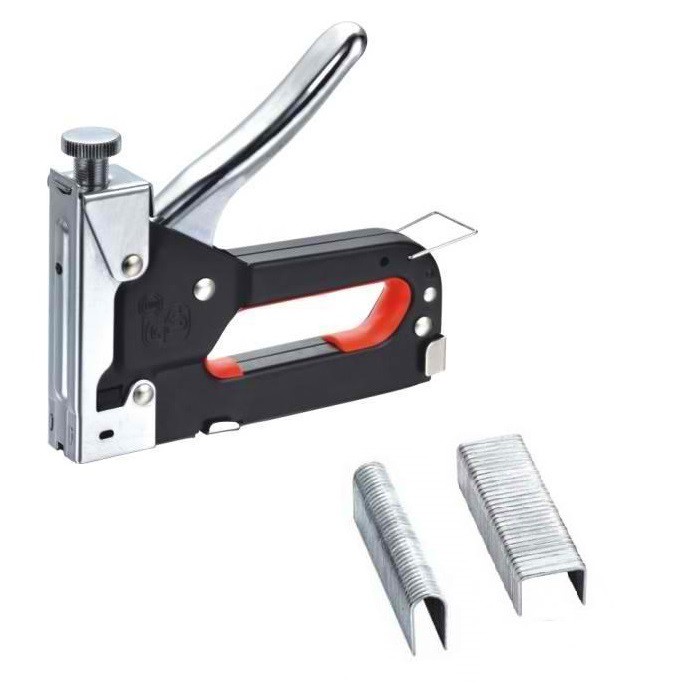 HT0374 Heavy Duty 3 way 3 in 1 Staple Gun Tacker 4-14MM + Staple Wires ...