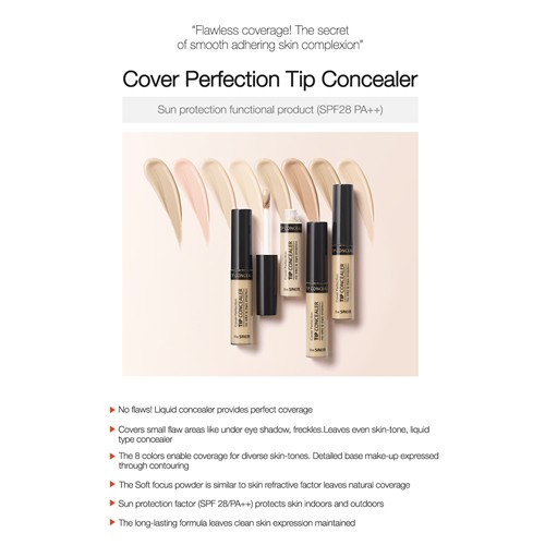 the saem cover perfection tip concealer