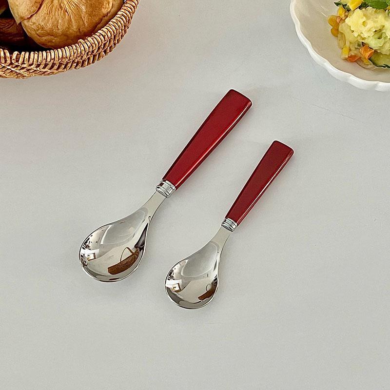 red-rice-spoon-household-soup-dessert-stainless-steel-influencer-in