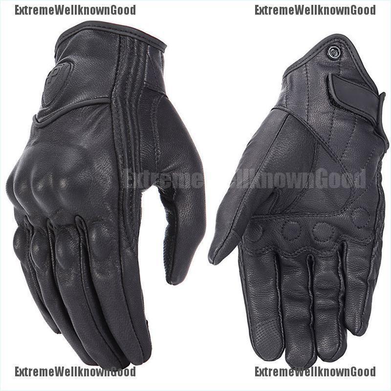 leather motocross gloves