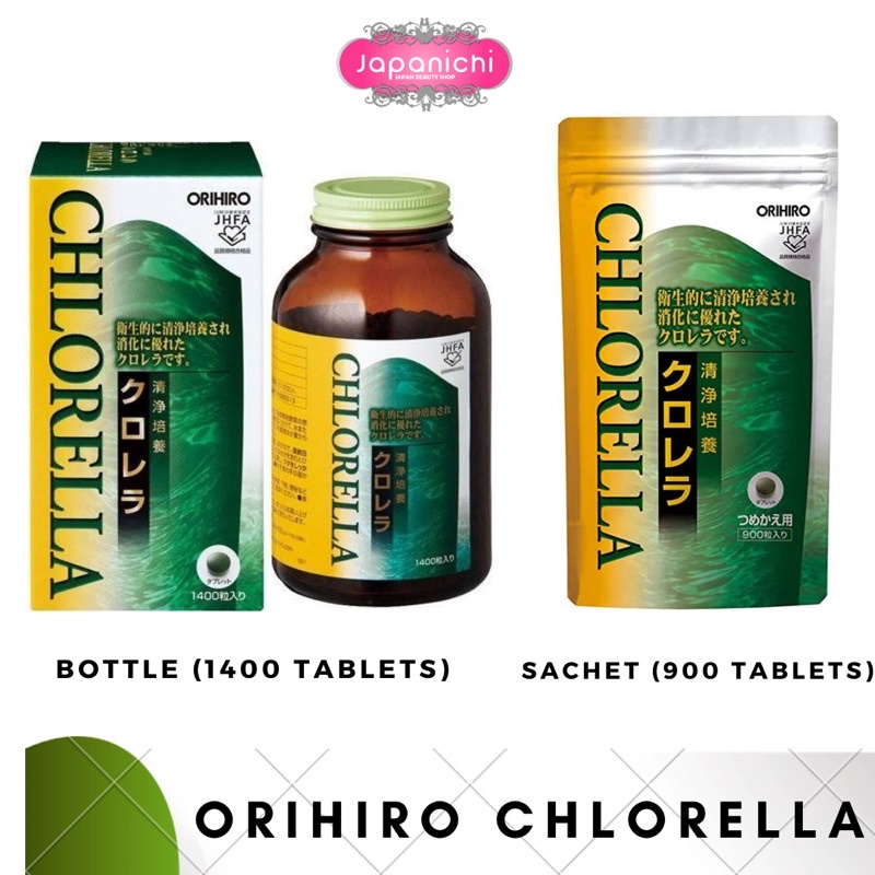 Orihiro Chlorella Made in Japan 100 Cultured Chlorella Shopee Philippines