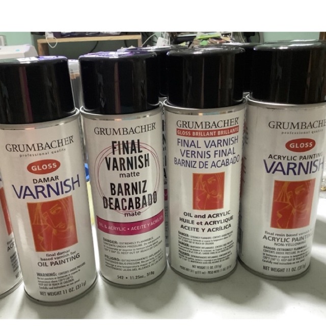 Grumbacher Varnish Finish for Metro Manila/North/ South Luzon orders 374 Shopee Philippines