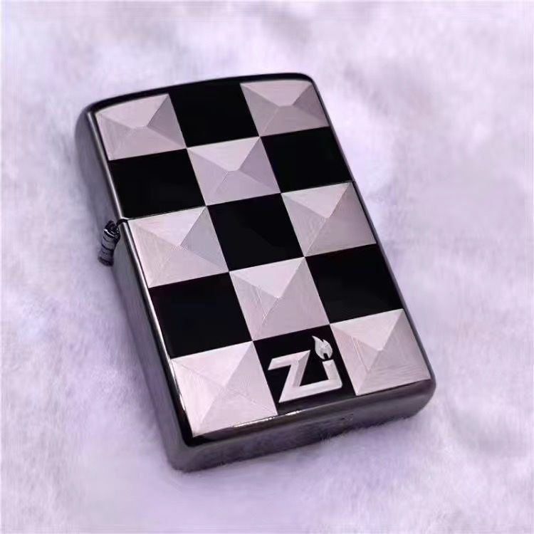 Zippo kerosene lighter shell white ice black ice kerosene windproof