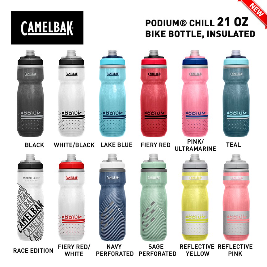 camelbak podium chill 21oz insulated water bottle