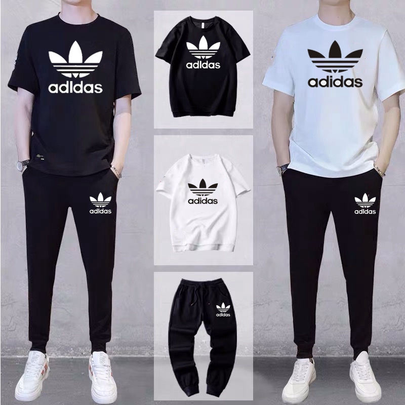 mens adidas shorts and shirt set