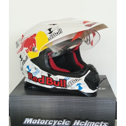 red bull motocross helmet