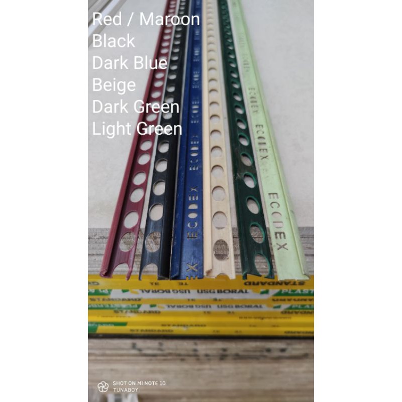 PVC Tile Trim 6mm 24 Inch Length Cut Size , Sold Per Piece Shopee