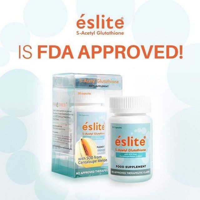 ESLITE S-Acetyl Glutathione with SOD from Cantaloupe Extract | Shopee ...