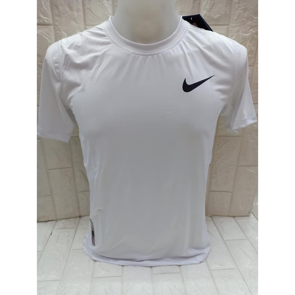 nike white sports t shirt