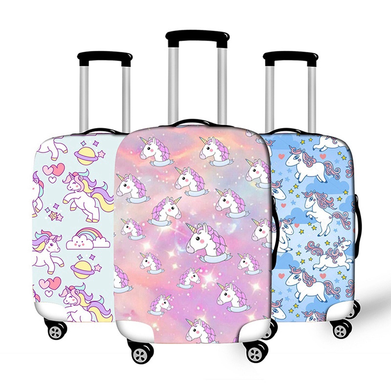 unicorn suitcase cover