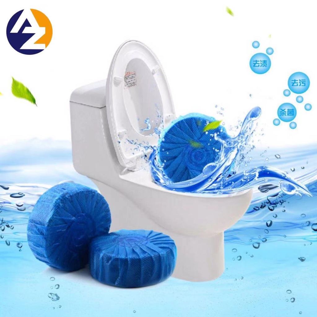 AZ Solid Toilet Cleaner Automatic Blue Ball Cleaning Toilet Expert